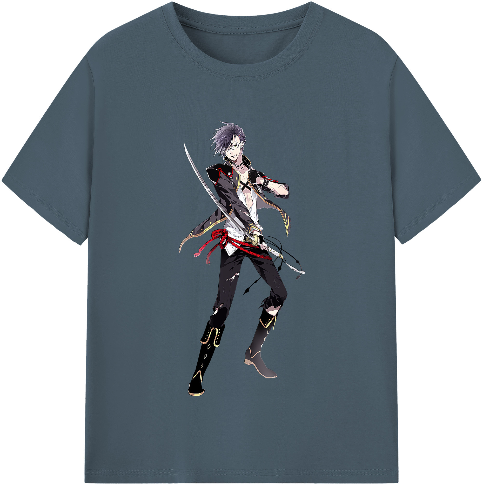 （画像用） 刀剣乱舞 Touken Ranbu 綿100％半袖Tシャツ（フロントプリント）